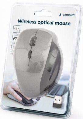 Мышка беспроводная Gembird MUSW-6B-02-BG Wireless Black-Space Grey