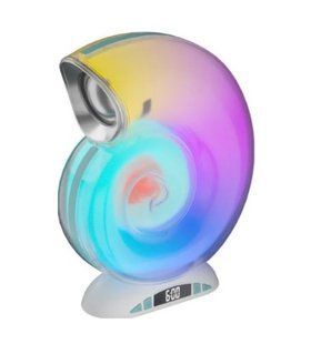 Настольная лампа с RGB подсветкой и колонкой&nbsp;Little Sea Shell L39 Разноцветная, Разноцветный