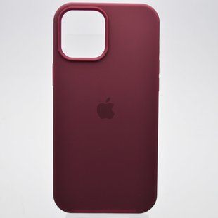 Чохол накладка Silicon Case для iPhone 12 Pro Max Plum (тех.пакет)