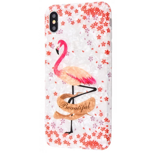 Чохол з малюнком (принтом) Blood of Jelly Cute для iPhone X/iPhone Xs (beautiful flamingo)