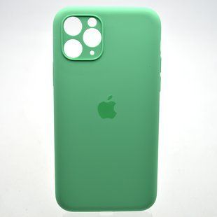 Силіконовий чохол накладка Silicon Case Full Camera для iPhone 11 Pro Max Rehmannia Green