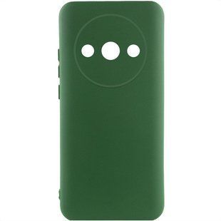 Чехол накладка Silicon Case Full Camera Lakshmi для Xiaomi Redmi A3 Dark Green (Темно-зеленый)