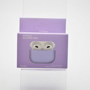 Чехол Silicon Case Thin для AirPods 3 Purple