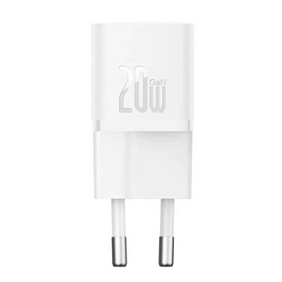 Мережевий зарядний пристрій Baseus GaN5 Fast Charger (mini) 1C 20W EU White CCGN050102