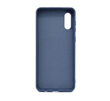 Чехол накладка Full Silicon Cover для Samsung A022 Galaxy A02 Navy Blue