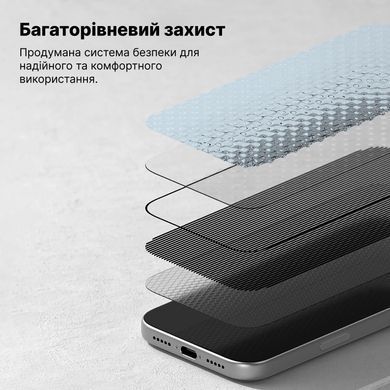 Защитное стекло Mohtuut Privacy Super Glass для Apple iPhone 16