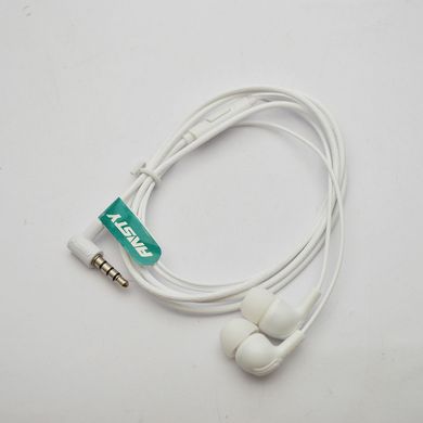 Наушники проводные с микрофоном ANSTY E-055 3.5mm White