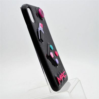 Объемный чехол накладка Cosmetic 3D IPhone X/XS Black