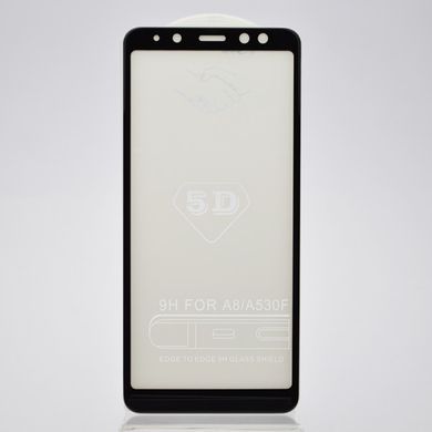 Защитное стекло 5D для Samsung A530F Galaxy A8 (2018) (0.33mm) Black тех. пакет