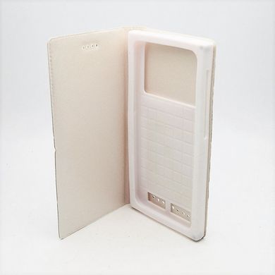 Чохол універсальний для телефону CMA Book Cover 5.7 дюймів/XXL стрази White
