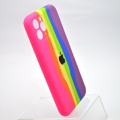 Чохол з райдужним дизайном Silicon Case Rainbow Full Camera для iPhone 11 Pro №5