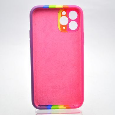 Чохол з райдужним дизайном Silicon Case Rainbow Full Camera для iPhone 11 Pro №5