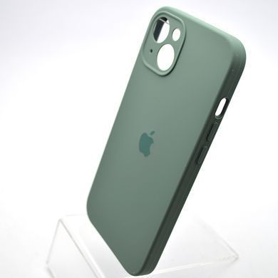 Силиконовый чехол накладка Silicon Case Full Camera для iPhone 13 Pine Needle Green