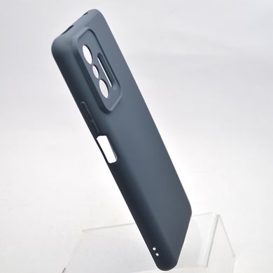 Чехол накладка Silicone case Full Camera Lakshmi для Xiaomi 11T/11T Pro Midnight Blue/Темно-синий