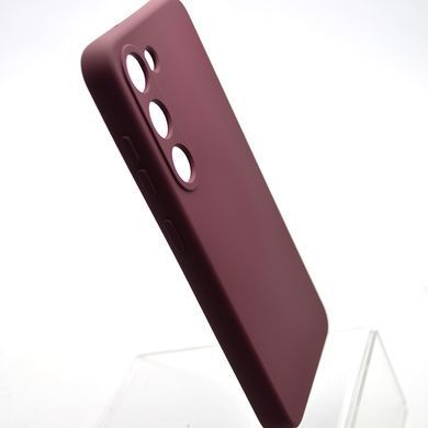 Чохол накладка Silicon Case Full Cover для Samsung S23 Galaxy G911 Bordo
