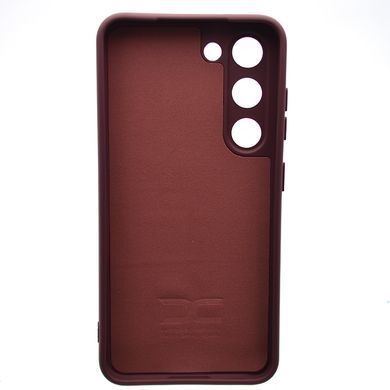 Чохол накладка Silicon Case Full Cover для Samsung S23 Galaxy G911 Bordo