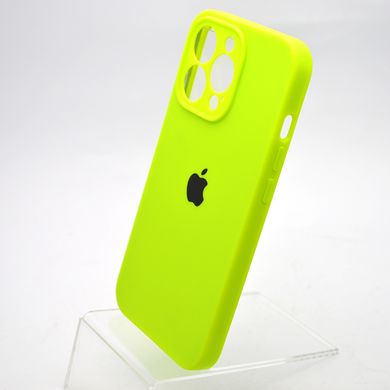 Чохол накладка Silicon Case Full camera для iPhone 13 Pro Party green/Салатовий