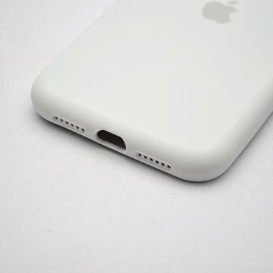Силиконовый чехол накладка Silicon case Full Camera для iPhone 11 White