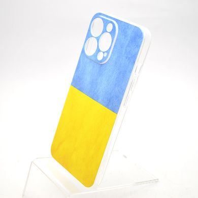 Чохол з патріотичним принтом TPU Print Ukrainian Flag для iPhone 13
