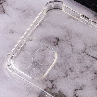 Силиконовый прозрачный чехол накладка TPU WXD Getman для iPhone 13 Mini Transparent/Прозрачный