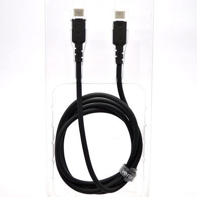 Кабель Veron CC07 Silicon Cable Type-c to Type-c 100W 1.2M Black
