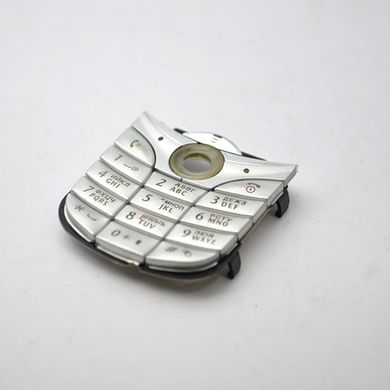 Клавіатура Motorola C650 Silver HC
