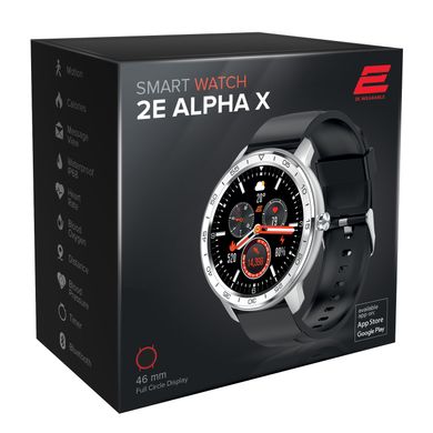 Смарт-часы 2E Alpha X 46 mm Silver (2E-CWW30SL), Серебристый