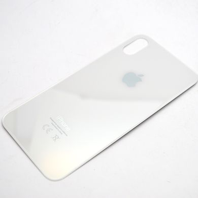 Задня кришка iPhone X Silver (з великим отвором під камеру)