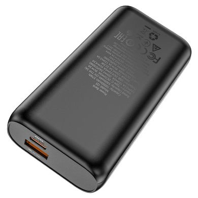 Зовнішній акумулятор PowerBank Hoco Q5 Aegis 30W 10000mAh Black, Чорний