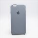 Чехол накладка Silicon Case for iPhone 6G/6S Light Gray (26) Copy