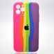 Чохол з райдужним дизайном Silicon Case Rainbow Full Camera для iPhone 11 Pro №5