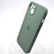 Силиконовый чехол накладка Silicon Case Full Camera для iPhone 13 Pine Needle Green