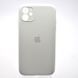 Силиконовый чехол накладка Silicon case Full Camera для iPhone 11 White