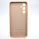 Чехол с патриотическим принтом Silicone Case Print Тризуб для Samsung A54 Galaxy A546 Pink Sand