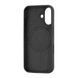 Чехол накладка Silicon Case Slim MagSafe для Apple iPhone 16 Charcoal Gray