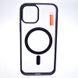 Чехол накладка с MagSafe Clear Case Magnetic для Apple iPhone 12 Dark Purple