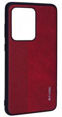 Чехол G-Case Earl Leather case для Samsung S20 Ultra Plus Red