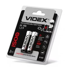 Аккумуляторная батарейка Videx 1.2V AA 1500 mAh