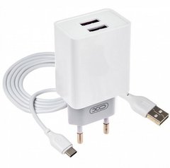 МЗП XO L65 with Micro Usb Cable 2USB 2.4A White