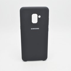 Чохол накладка Silicon Cover for Samsung A730F Galaxy A8 Plus 2018 Black Copy