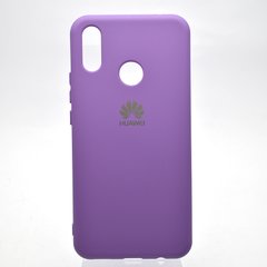 Чохол накладка Silicon Case Full Cover для Huawei P Smart Plus Фіолетовий