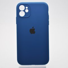 Чохол накладка Silicon case Full Camera для iPhone 11 Cobalt Blue/Синій