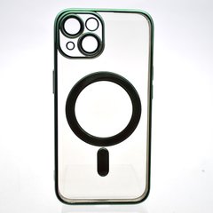 Чехол накладка с MagSafe Stylish Case для Apple iPhone 14 Dark Green