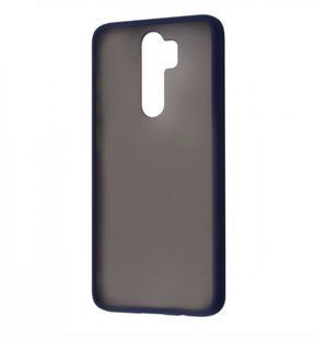 Чехол с полупрозрачной задней крышкой Matte Color Case TPU для Xiaomi Redmi Note 8 Pro Blue