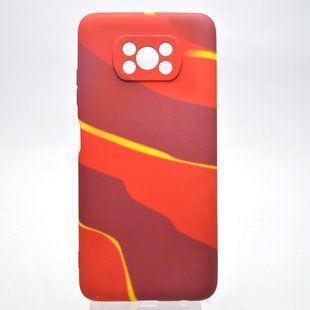 Чехол с радужным дизайном Silicon Case Watercolor для Xiaomi Poco X3 №5