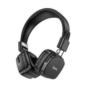 Великі безпровідні навушники (Bluetooth) Hoco W56 (Чорний)