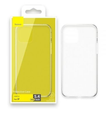 Чохол накладка Baseus Simple Series Case для iPhone 12 Mini Прозорий