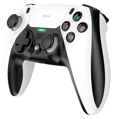 Беспроводной геймпад Hoco GM9 PS4 Bluetooth PC/Android/iOS Black-White Белый с черным
