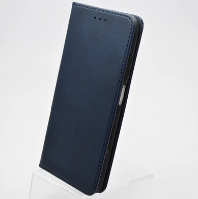 Чехол-книжка Leather Fold для Xiaomi Redmi Note 10/Redmi Note10S Dark Blue