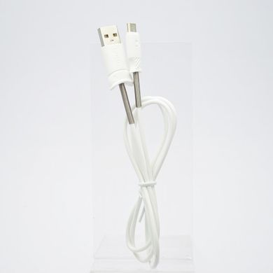 Кабель Hoco X24 microUSB 1m White